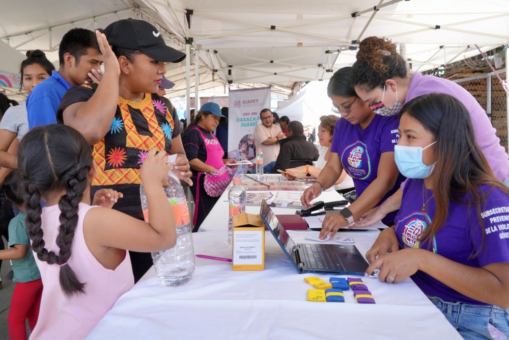 SESESP-3 SESESP emprende cruzada para prevenir y erradicar violencia de género en la capital oaxaqueña